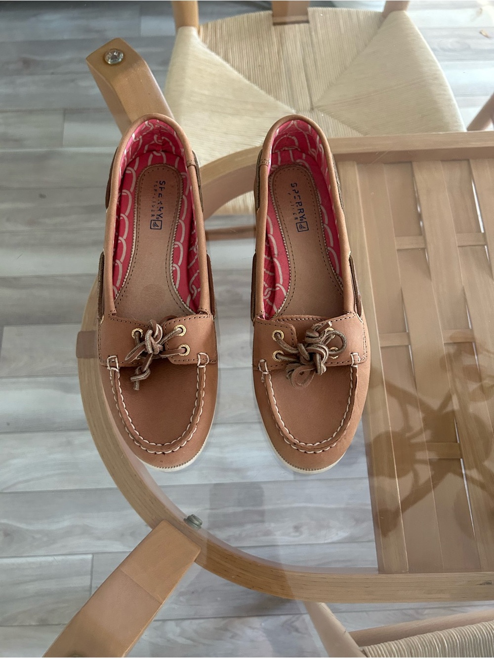 Sperry Tan Boat Loafers Shoes Women